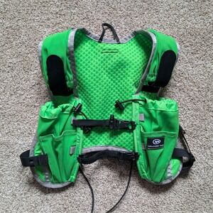 NWOT Orange Mud Gear Vest Pro Neon Green Adjustable Running Hiking Swimming Vest